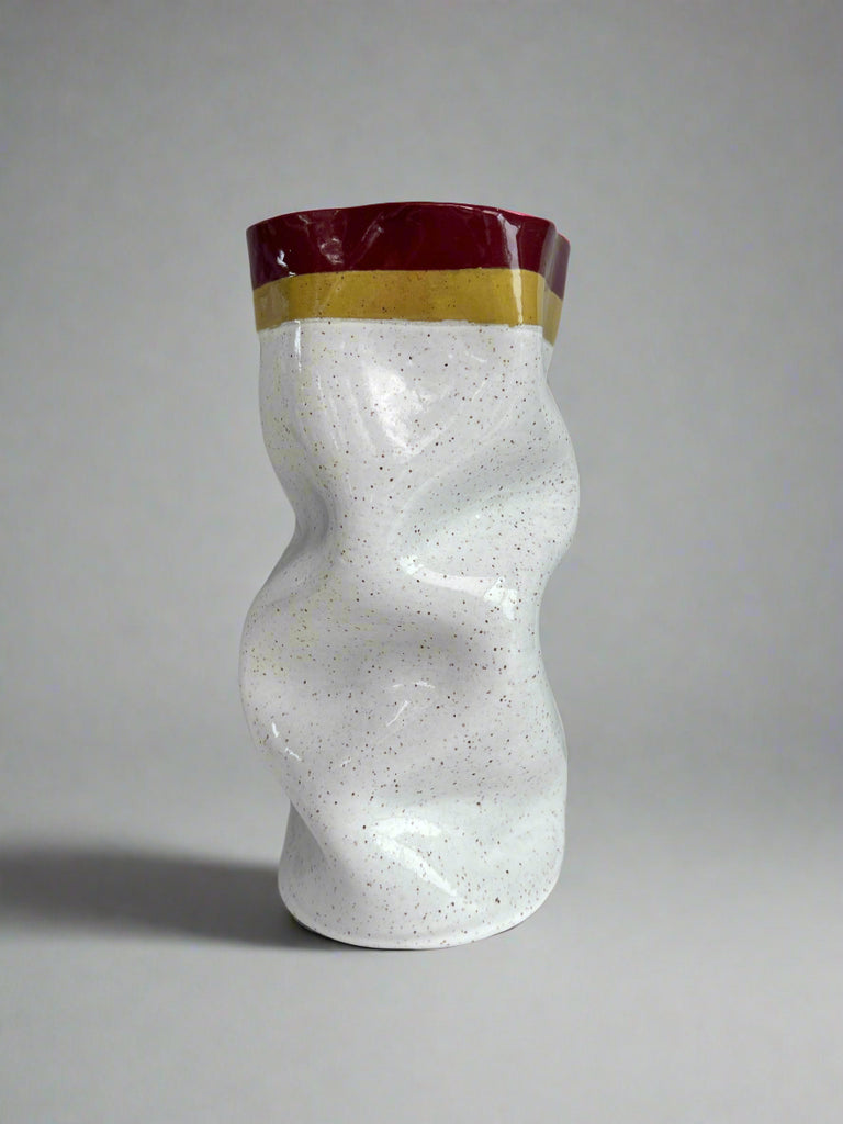The Slouch Vessel in Lilac and Green
