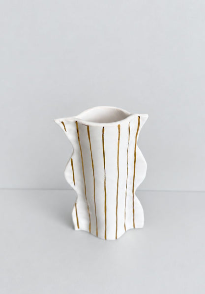 Oscillate Vessel with 22 Carat Gold Stripes
