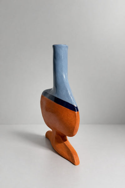 Blue Terracotta Vessel