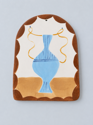 Art Tile - Light Blue Vessel