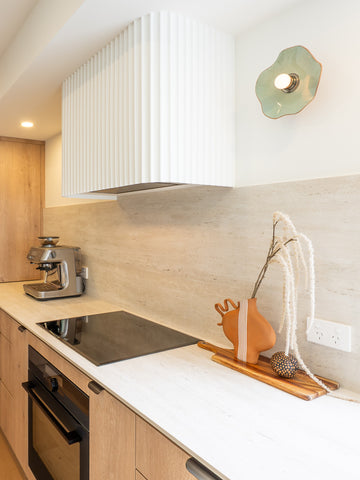 Green Speckled Buff Ceramic Wall Sconce or Ceiling Light