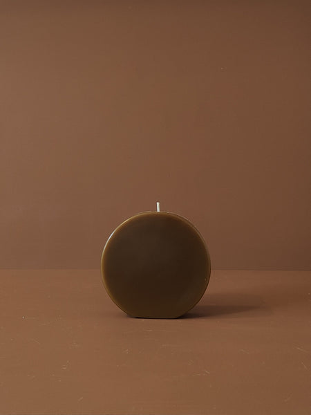 Luna Round Beeswax Candle by Juni - (3 colours)