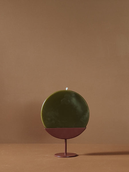 Luna Round Beeswax Candle by Juni - (3 colours)