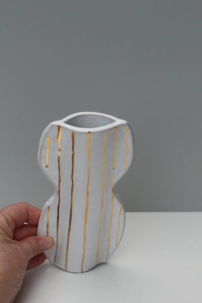 SECOND - Golden Striped Vase
