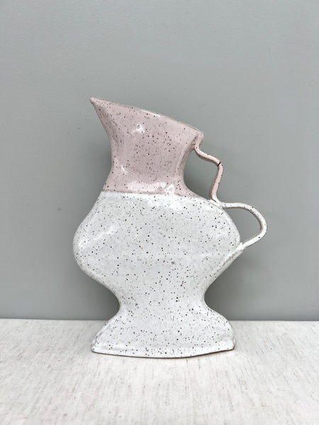 SECOND 50% off - Little Pink and White Jug