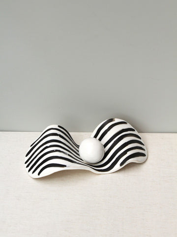 Seamless - One of a Kind Sculptural Object (Black and White)
