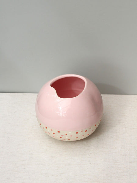 END OF LINE 40% off- Pink Orb Vase