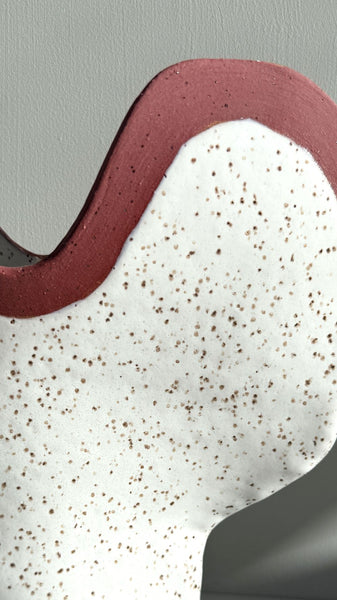 Sample 50% off - On The Edge in Burgundy