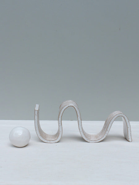 END OF LINE 40% off - Sculptural Wiggle with a ball.