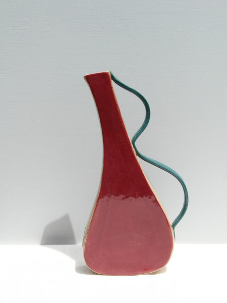 SECOND 50% off - Red Retro Vessel