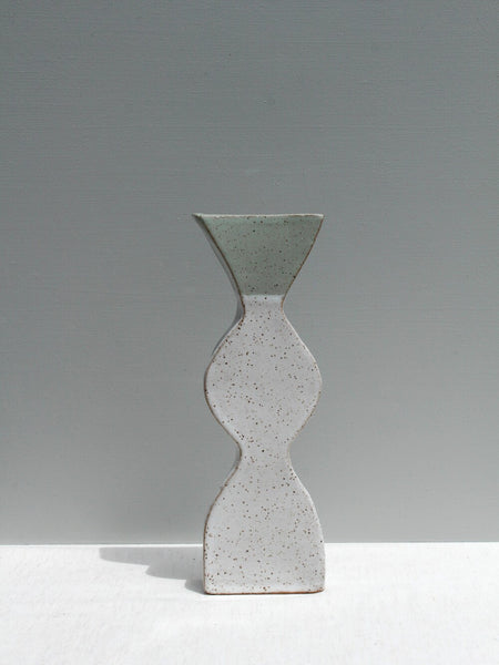 Sage and White Tribute Vase