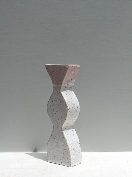 Pink and White Tribute Vase