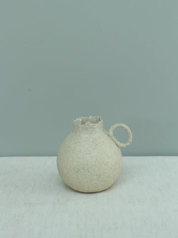 SAMPLE 40% off - Textured Cream Vase