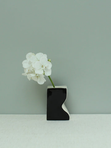 SAMPLE 40% off - Black Vase or Candle holder (small)