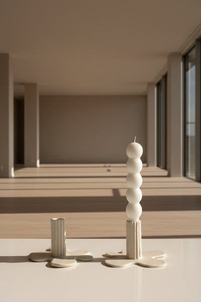 Sample - 50 % off - Fluted Candle Holders