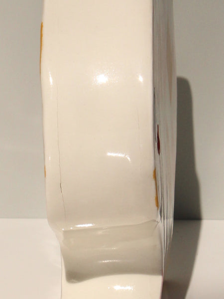 Second 60% off - Harlequin in Pink and Mustard Jug