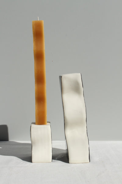 SECOND 70% off - Pair of Black Vase or Candle holder (small)