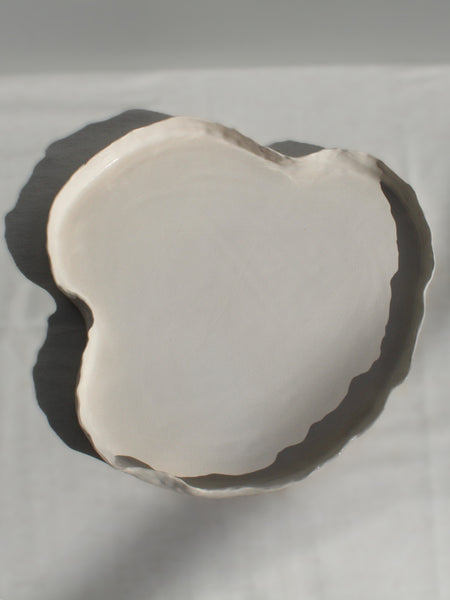 Second 50% off Large Organic Delicate White Platter