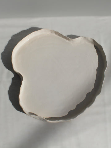 Second 50% off Large Organic Delicate White Platter