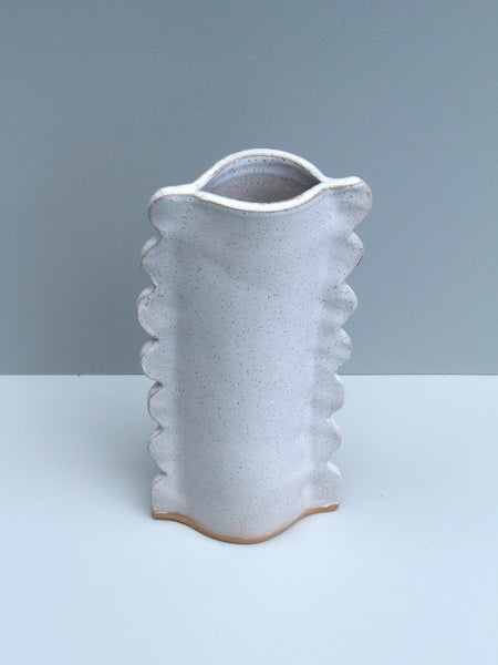 End of Line - 50 % off Scalloped Femme vase