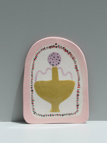 Art Tile - Tiny Dancer in Olive Green and Lilac