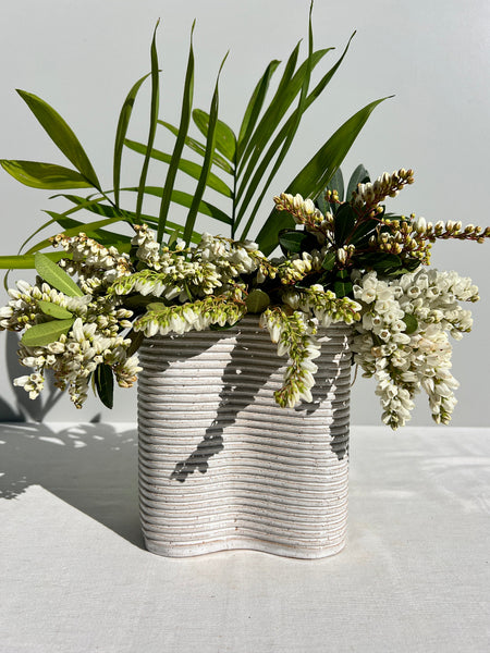 Sample - 50% off Seriously Fluted Organic Shaped Vessel - One of a Kind