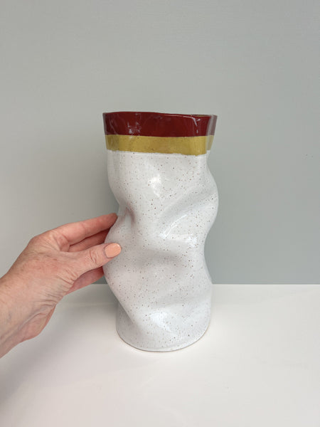 The Slouch Vessel in Lilac and Green