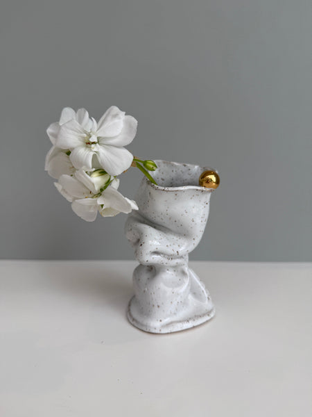 The Drunken Vase with a gold ball - One of a kind