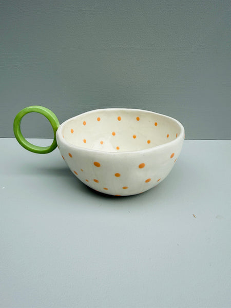 Second 50% off -Set of Two Gold Handled Tartan Cup