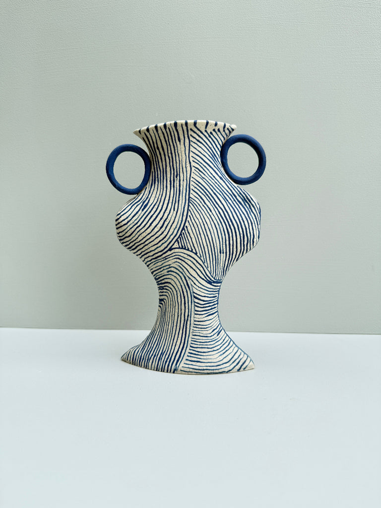 Second - 50% off - Ebb Vessel in Cobalt Blue