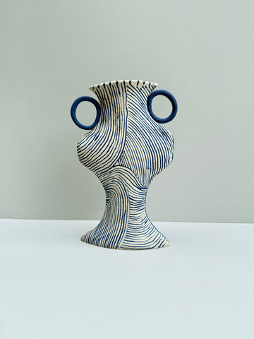 Second - 50% off - Ebb Vessel in Cobalt Blue