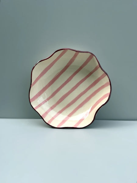 Second - 50% off Pink and Burgundy Ruffle Bowl