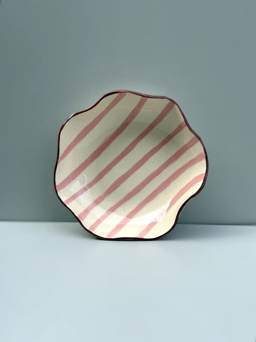 Second - 50% off Pink and Burgundy Ruffle Bowl