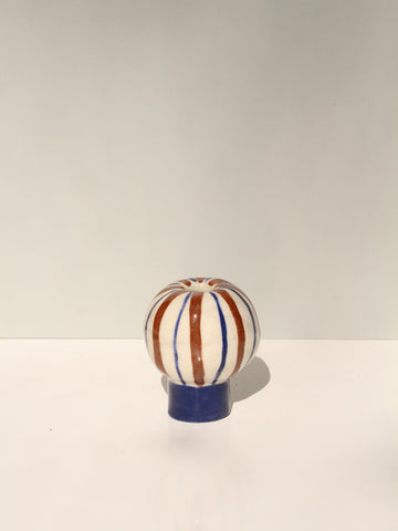 Second 50 % off - Blue and Brown Dot Pot.