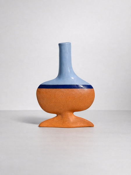 Blue Terracotta Vessel