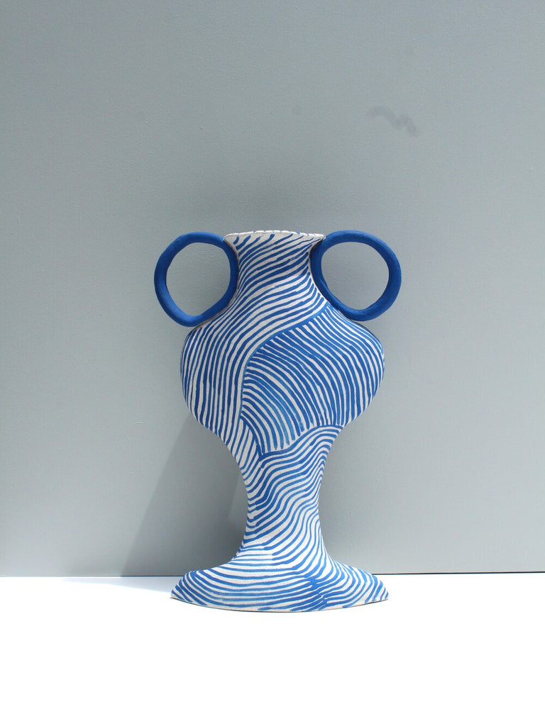 Ebb Vase in Blue