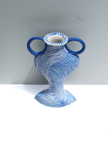 Ebb Vase in Blue
